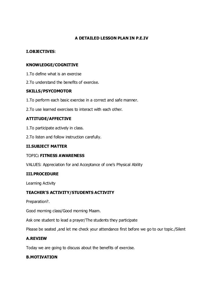 physical education balance lesson plans detailed lesson plan in physical education for elementary